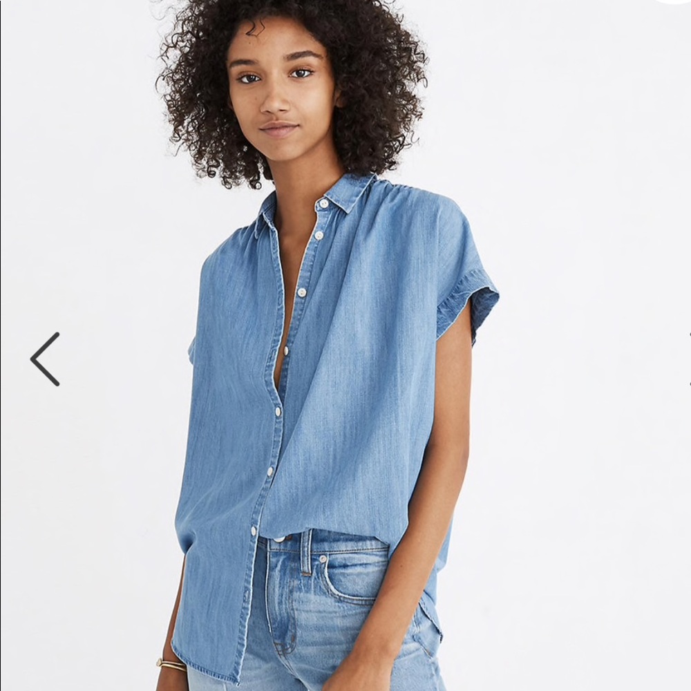 Madewell Central Shirt in Roberta Indigo